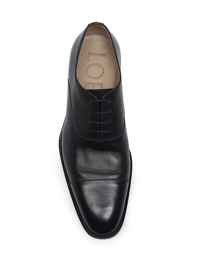 Crown Leather Oxfords