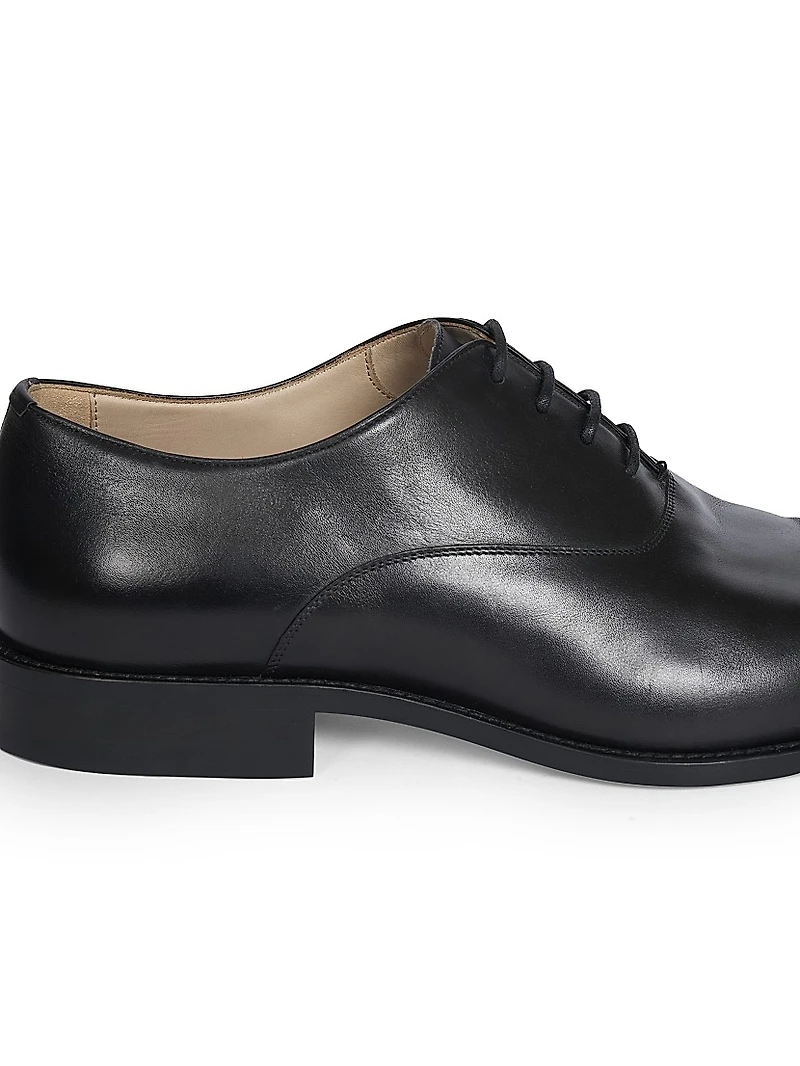 Crown Leather Oxfords