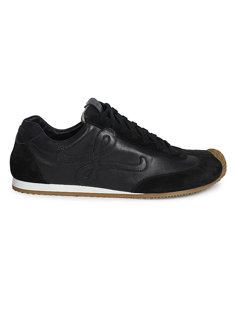 Men's Ballet Runner 2.0 Leather Low-Top Sneakers