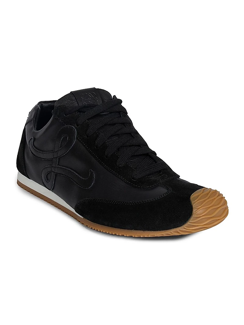 Men's Ballet Runner 2.0 Leather Low-Top Sneakers