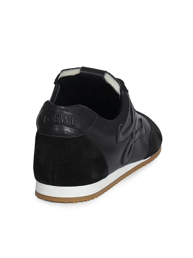 Men's Ballet Runner 2.0 Leather Low-Top Sneakers