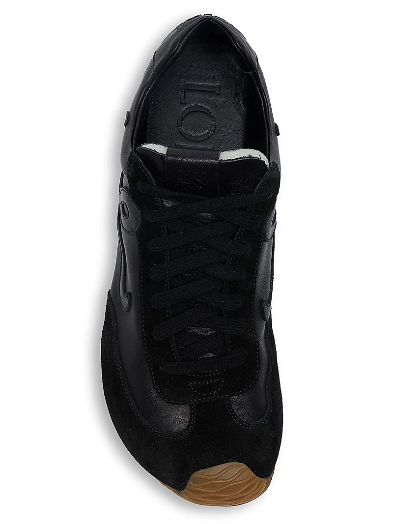 Men's Ballet Runner 2.0 Leather Low-Top Sneakers