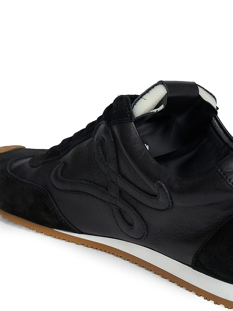 Men's Ballet Runner 2.0 Leather Low-Top Sneakers