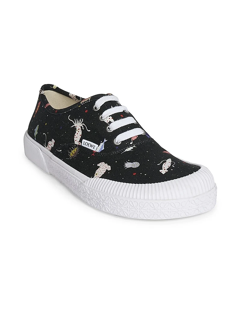 Suna Fujita x LOEWE Deep Sea Terra Vulca Low-Top Sneakers