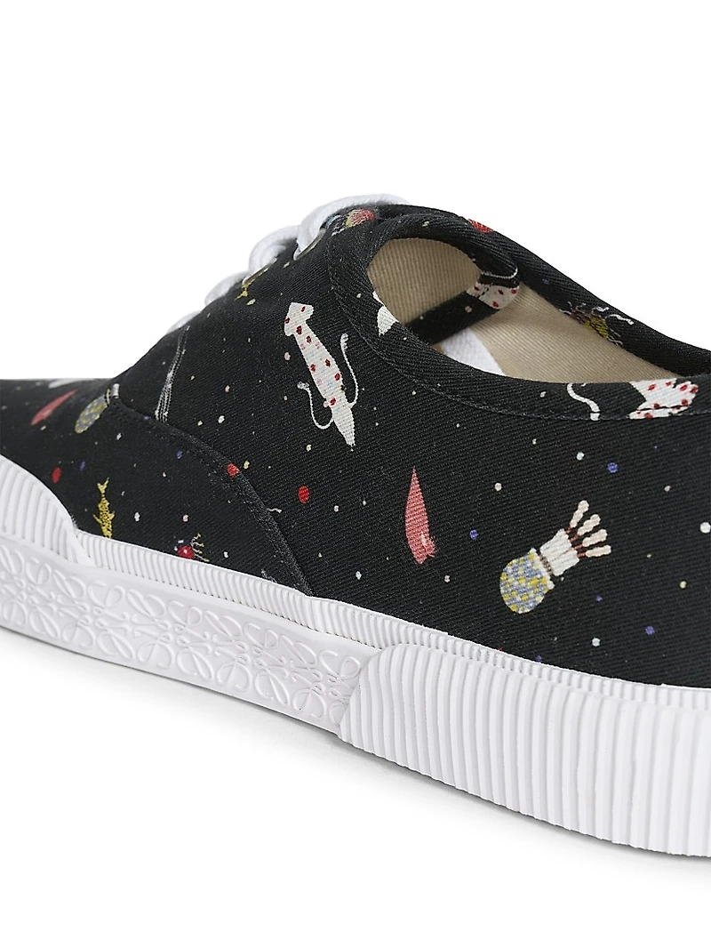 Suna Fujita x LOEWE Deep Sea Terra Vulca Low-Top Sneakers