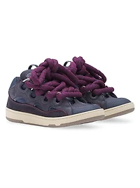 Curb Sneakers Leather with Snake Laces