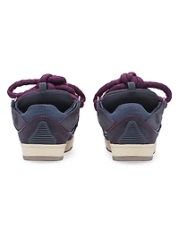 Curb Sneakers Leather with Snake Laces