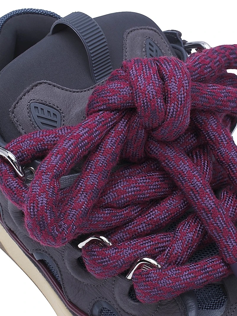 Curb Sneakers Leather with Snake Laces