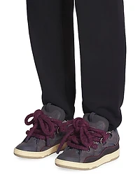 Curb Sneakers Leather with Snake Laces