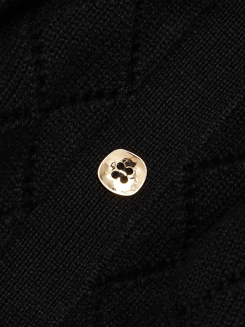 Mia Pointelle Midi-Skirt