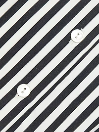 Domino Striped Mini Shirtdress