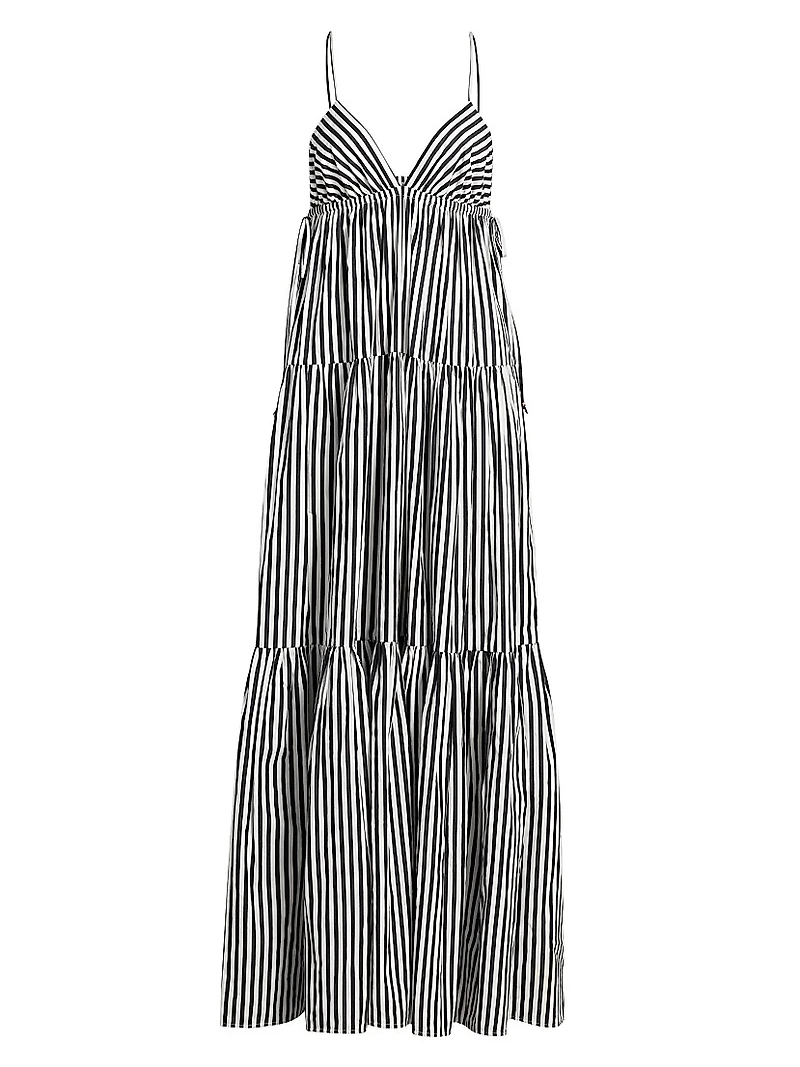 Jalen Striped Maxi Dress