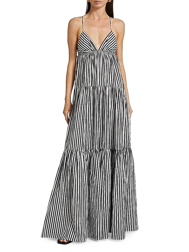 Jalen Striped Maxi Dress