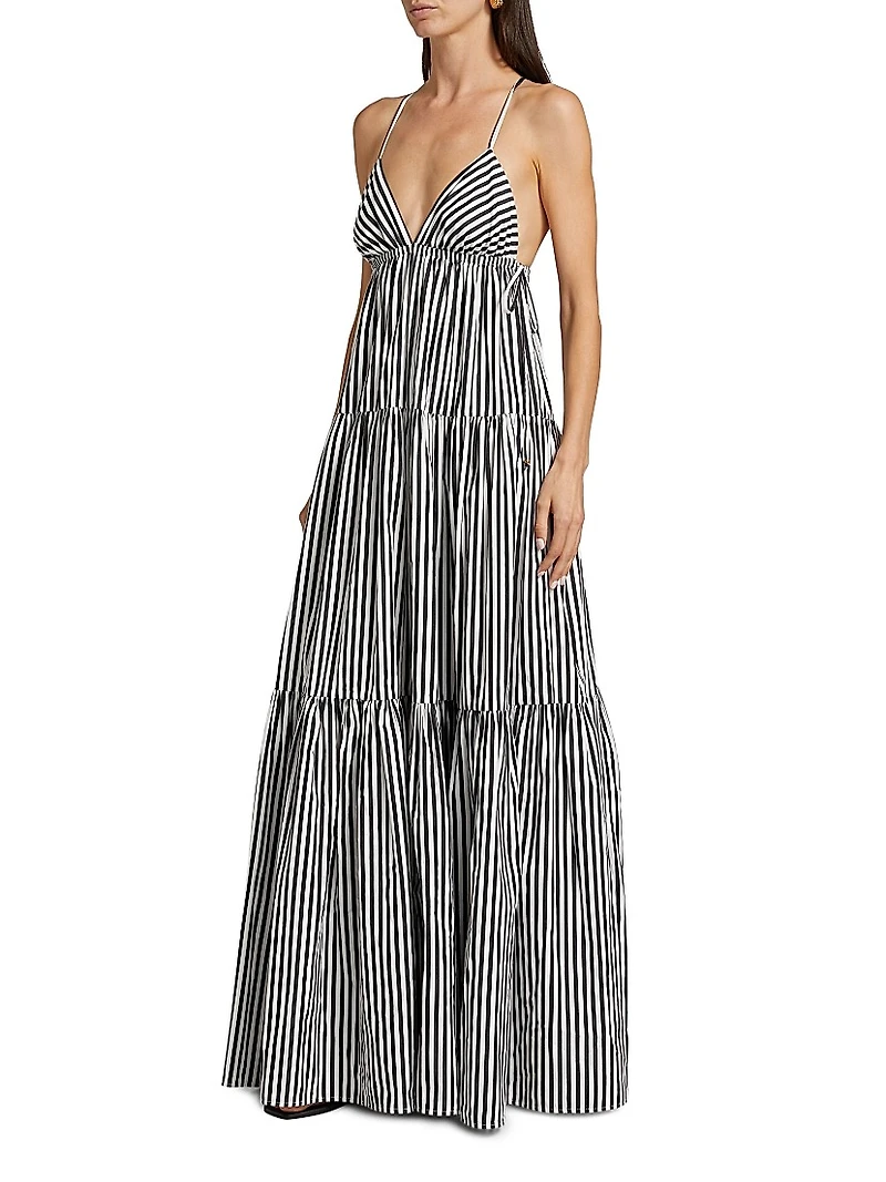 Jalen Striped Maxi Dress