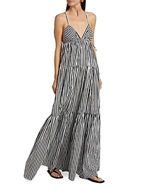 Jalen Striped Maxi Dress