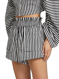 Mira Striped Shorts