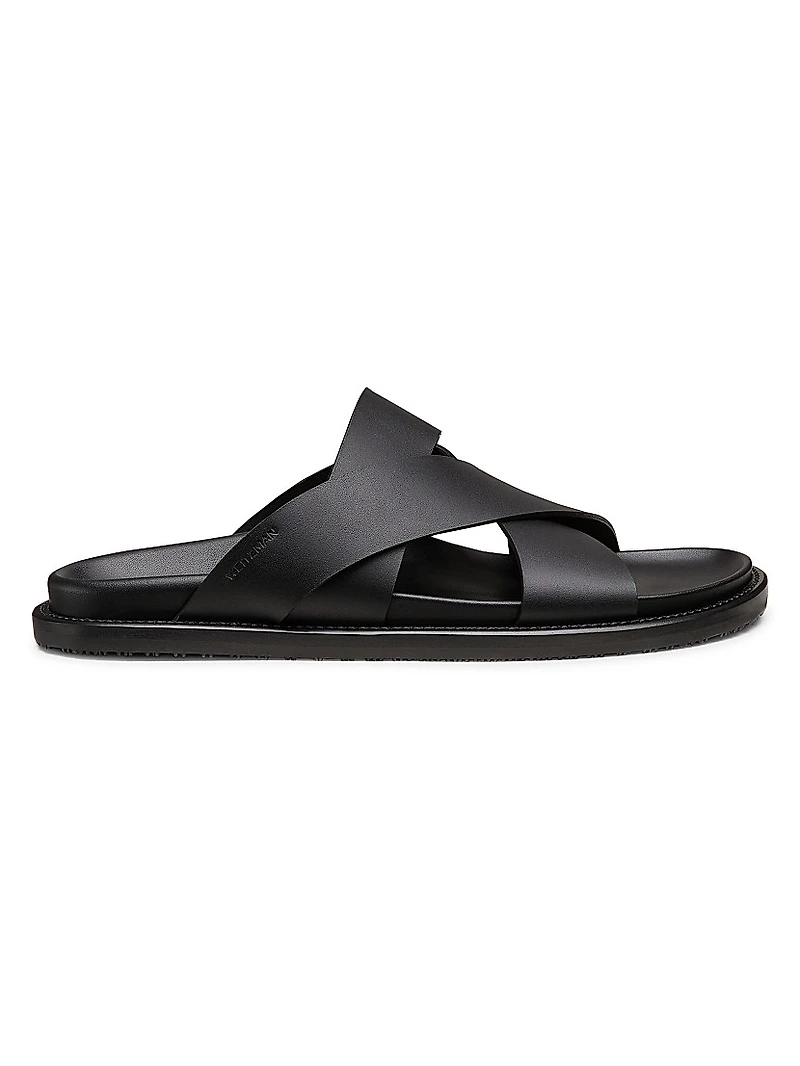 Berkley Crisscross Leather Sandals