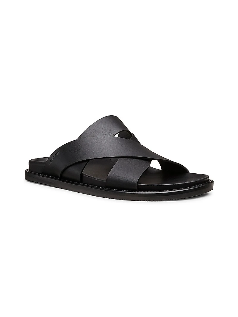 Berkley Crisscross Leather Sandals