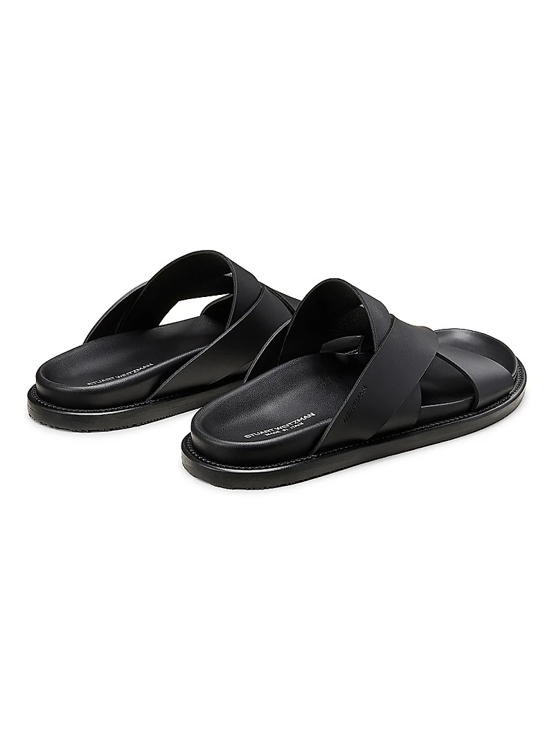 Berkley Crisscross Leather Sandals