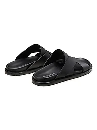 Berkley Crisscross Leather Sandals