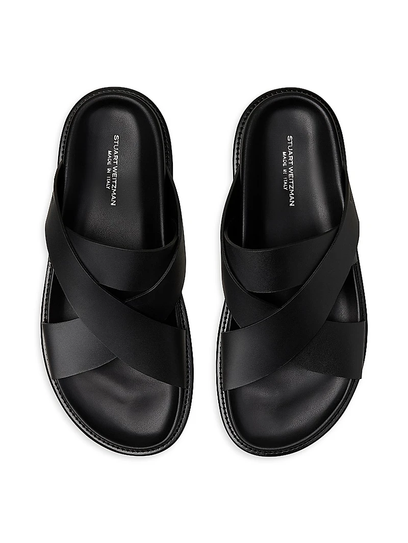 Berkley Crisscross Leather Sandals