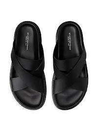 Berkley Crisscross Leather Sandals