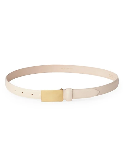 Signet Leather Belt