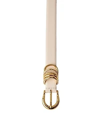 Hollyhock Jewel Leather Belt