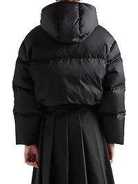 Re-Nylon Cropped Down Jacket
