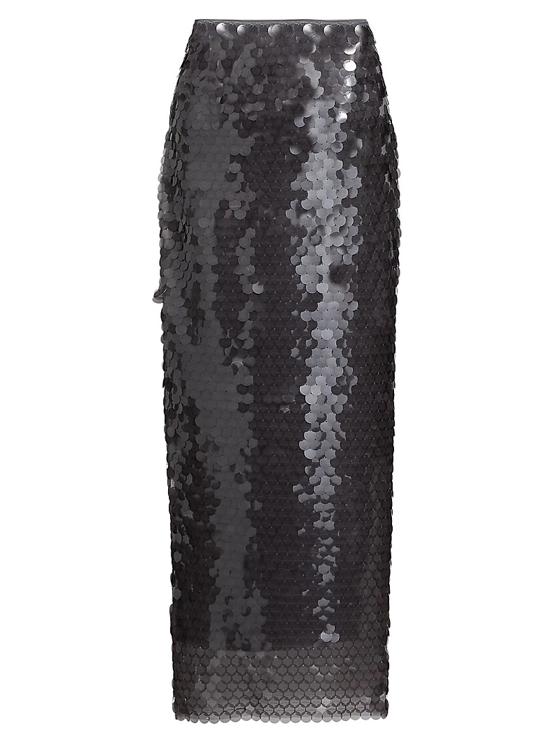 Clara Sequined Midi-Skirt