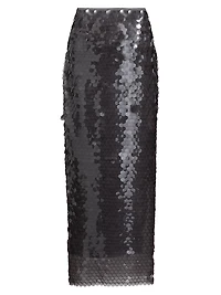 Clara Sequined Midi-Skirt
