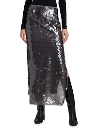 Clara Sequined Midi-Skirt