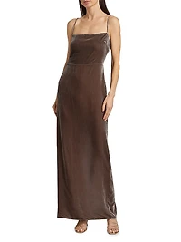 Frankie Velvet Maxi Slipdress