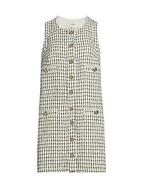 Tropez Plaid Sleeveless Minidress