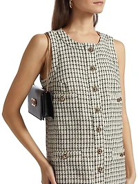 Tropez Plaid Sleeveless Minidress