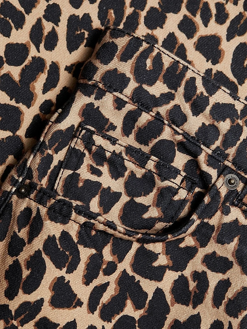 Cary Leopard High-Rise Pants
