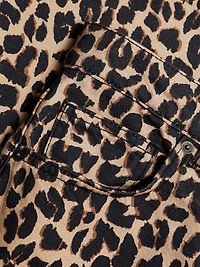 Cary Leopard High-Rise Pants