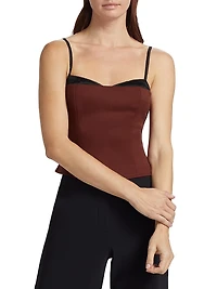 Melanie Sweetheart Crop Top