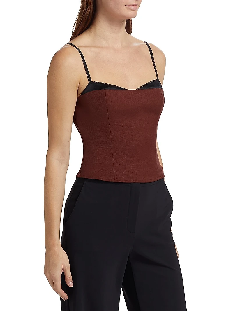 Melanie Sweetheart Crop Top