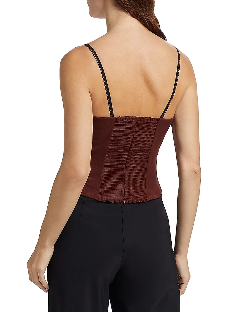 Melanie Sweetheart Crop Top