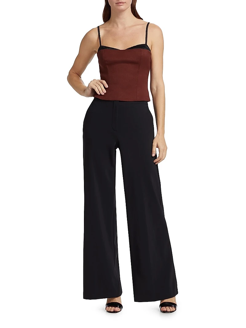 Melanie Sweetheart Crop Top