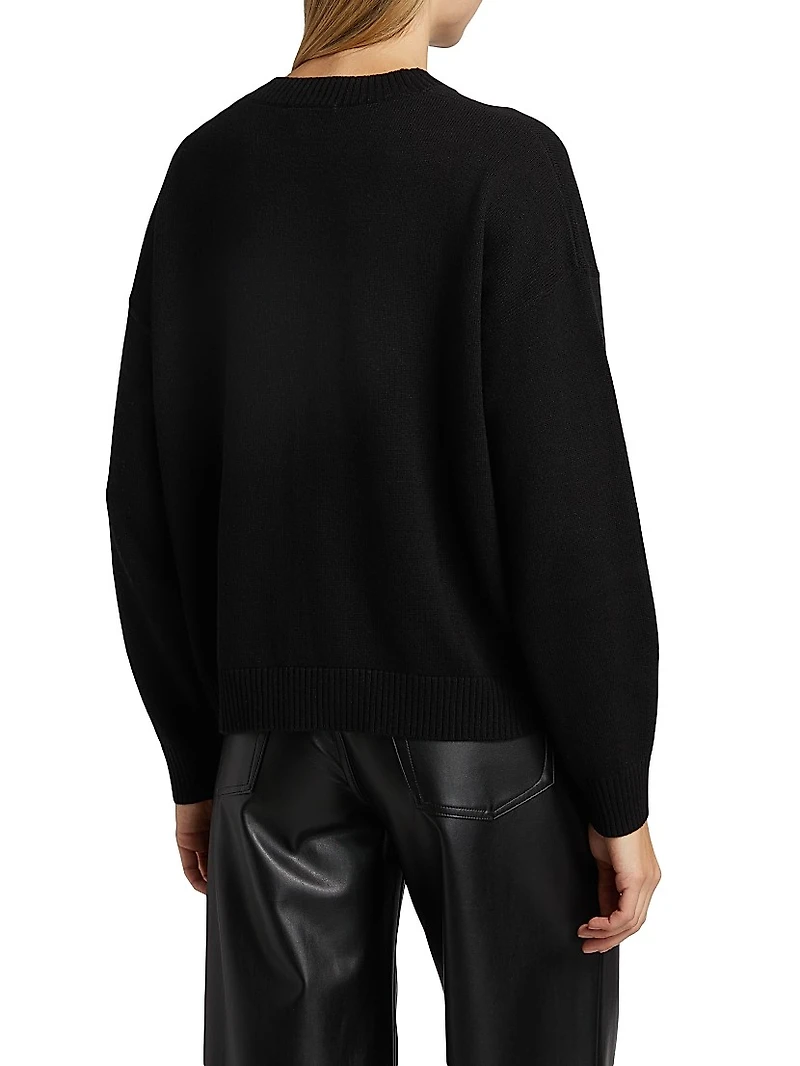 Layton Love Striped Heart Sweater