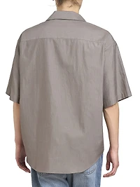 Logo Cotton Boxy Shirt