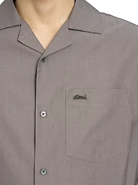 Logo Cotton Boxy Shirt