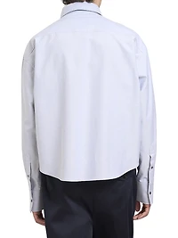 Logo Cotton Crop Shirt