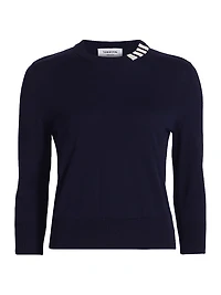 Jersey Stitch Crewneck Top