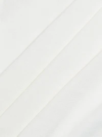 4 Bar Stripe Cotton Crop Shirt