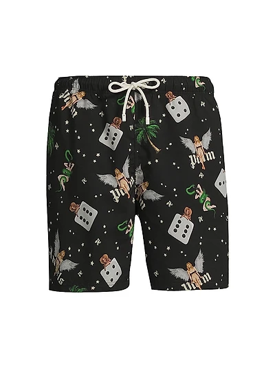 Pin Up Printed Swimshorts