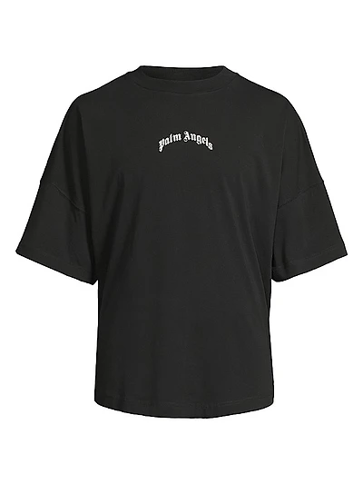 Back-Curved Logo T-Shirt