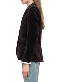 Vavy Velvet Tailored Blazer